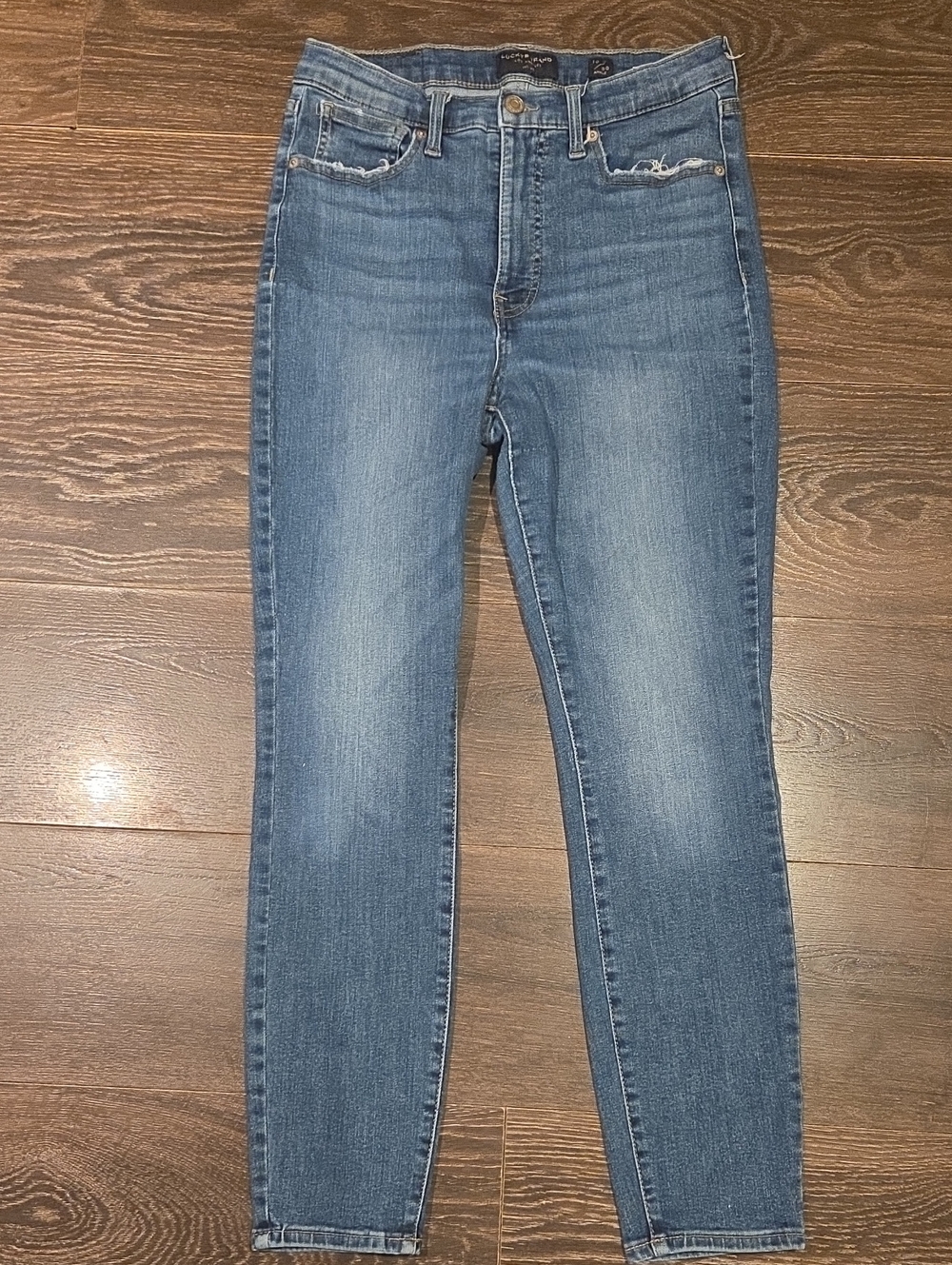 ❤️ LUCKY BRAND BRIDGETTE HIGH RISE SKINNY ANKLE JEANS, 10A (30 ANKLE)